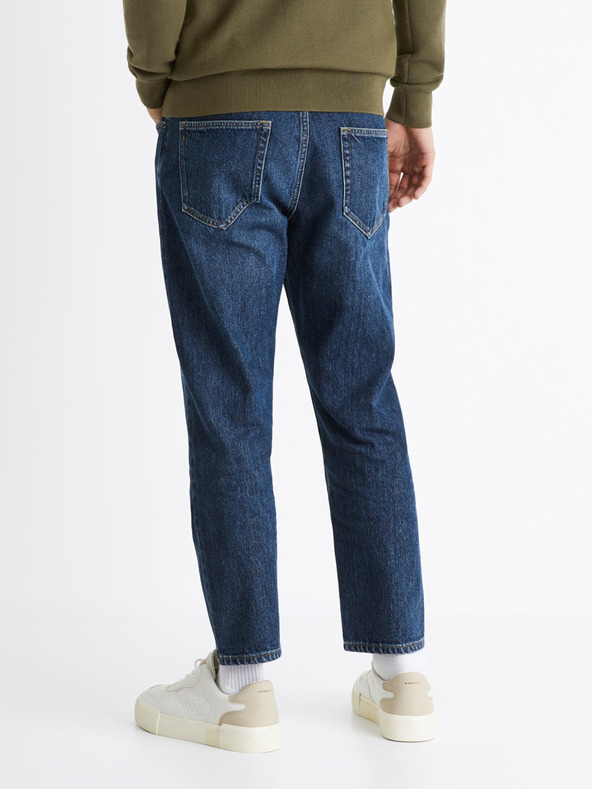 Celio Modré pánske straight fit džínsy Celio C85 Corelax2