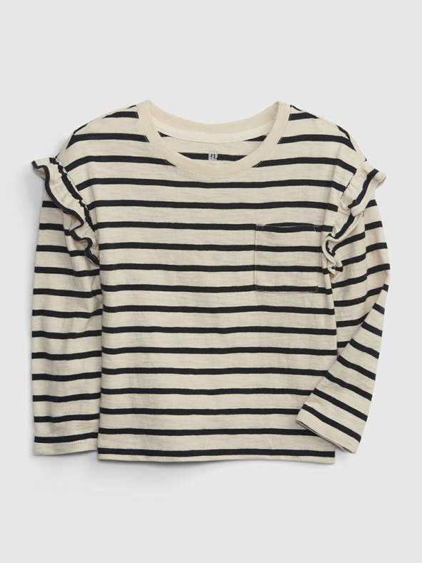 GAP Baby pruhované tričko z organickej bavlny GAP