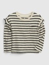 GAP Baby pruhované tričko z organickej bavlny GAP