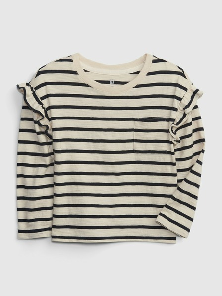 GAP Baby pruhované tričko z organickej bavlny GAP