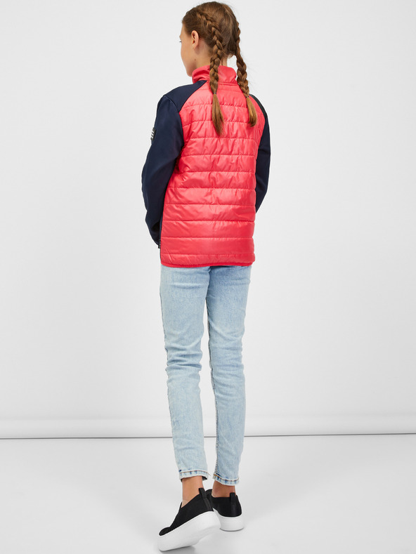 Sam 73 Modro-ružová dievčenská prešívaná bunda SAM 73 Nurnia