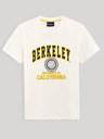 Celio Žlto-biele pánske univerzitné tričko Celio Berkeley