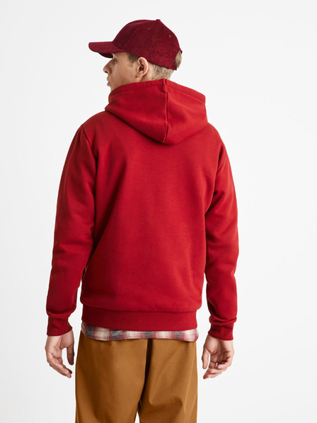 Celio Červená pánska mikina Celio Chicago