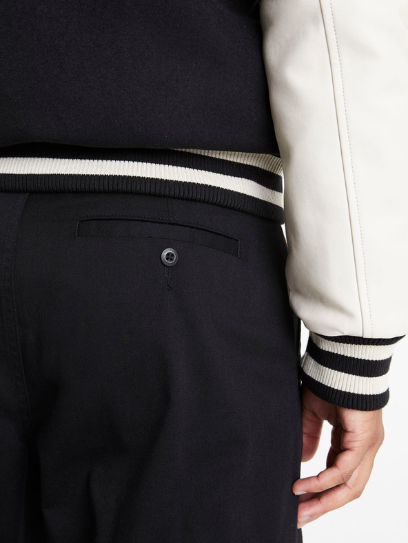 Celio Čierne pánske voľné nohavice Celio Coloose1