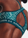 Under Armour Športová podprsenka Under Armour Crossback Mid Print Petrol Patterned