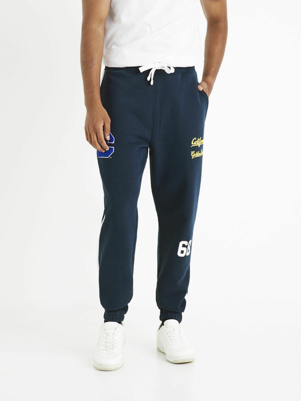 Celio Tmavomodré pánske tepláky Celio California Golden Bears