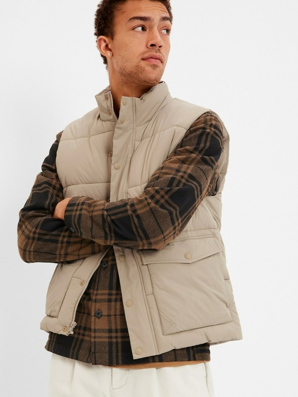 GAP Prešívaná vesta na zips GAP