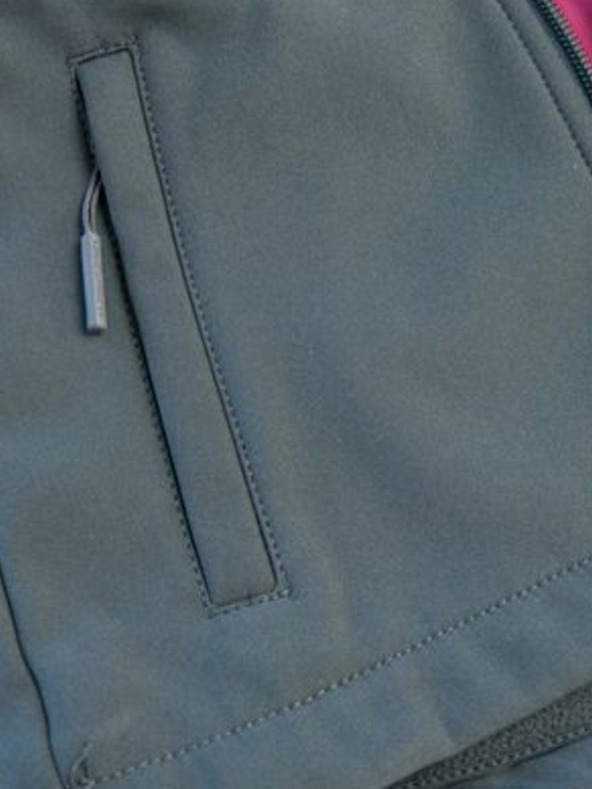 ALPINE PRO Ružová dievčenská lyžiarska bunda ALPINE PRO ZEROMO