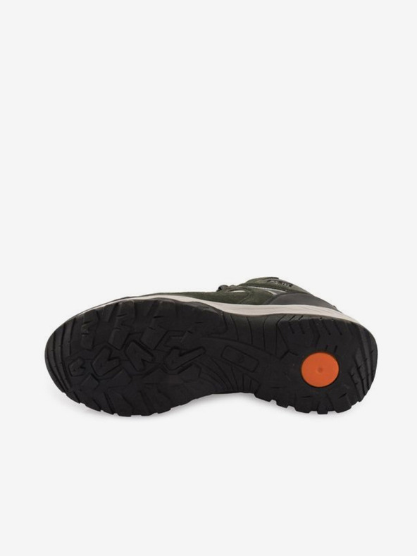 ALPINE PRO Šedo-zelené unisex outdoorové topánky ALPINE PRO ROMOOS