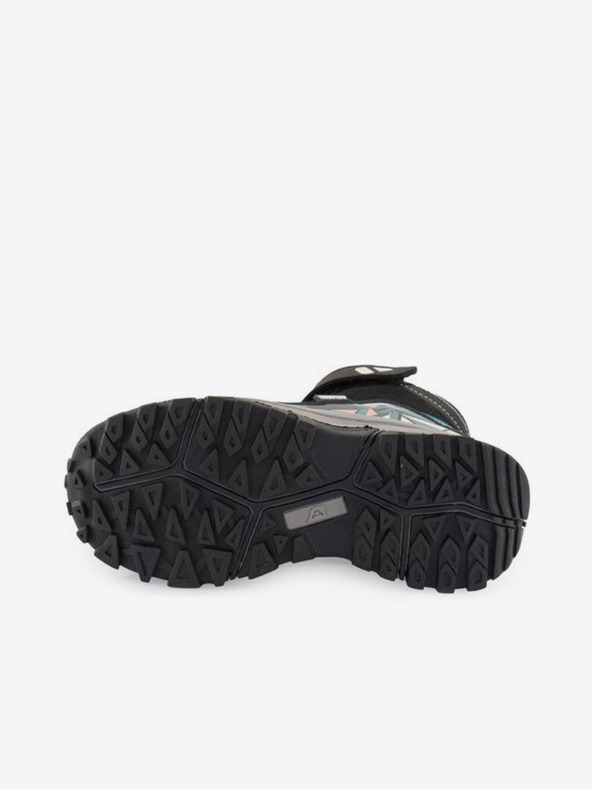 ALPINE PRO Čierna detská zimná členková obuv ALPINE PRO Colemo