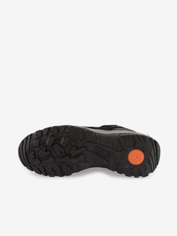 ALPINE PRO Čierna pánska semišová outdoorová členková obuv ALPINE PRO Rommos