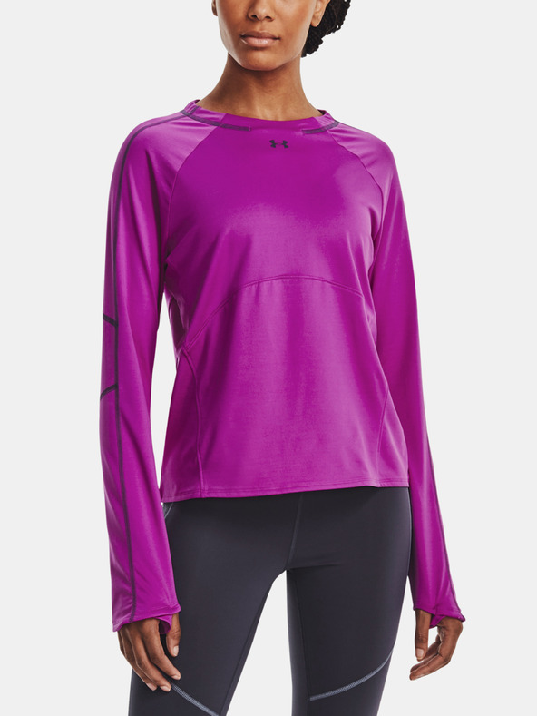 Under Armour Fialové dámske tričko Under Armour UA Train CW Crew
