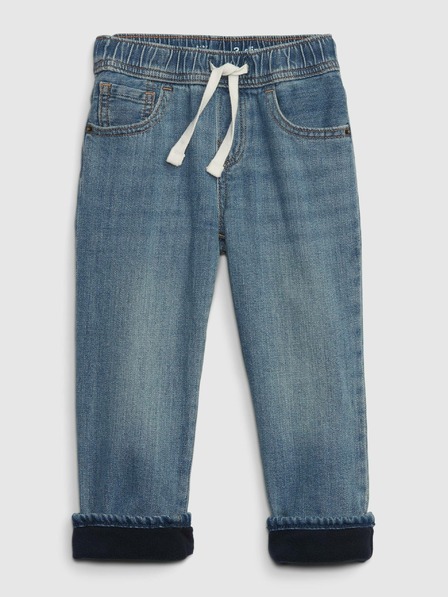 GAP Baby zateplené džínsy slim GAP