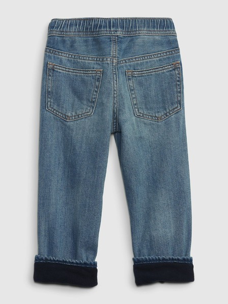 GAP Baby zateplené džínsy slim GAP
