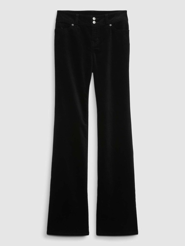 GAP Detské zamatové bootcut džínsy GAP