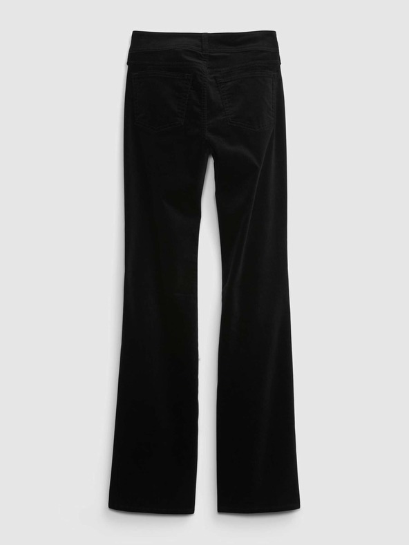 GAP Detské zamatové bootcut džínsy GAP