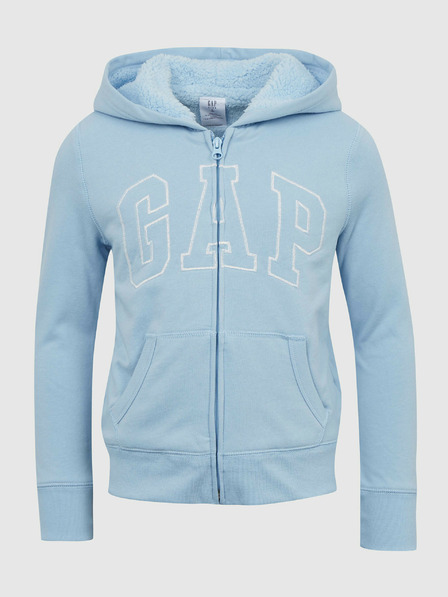 GAP Detská zateplená mikina s logom GAP
