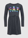 GAP Detské šaty s logom GAP
