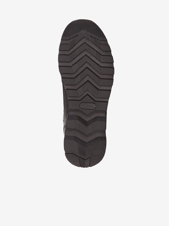 NAX Čierne pánske členkové tenisky NAX KARDAS