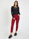 GAP Kockované nohavice skinny bi-stretch GAP