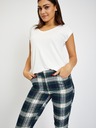 GAP Kockované nohavice skinny bi-stretch GAP