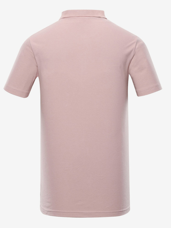 NAX Svetloružová pánska polokošeľa NAX LOPAX