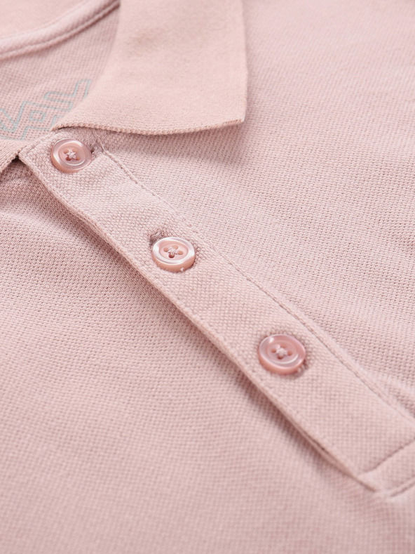 NAX Svetloružová pánska polokošeľa NAX LOPAX