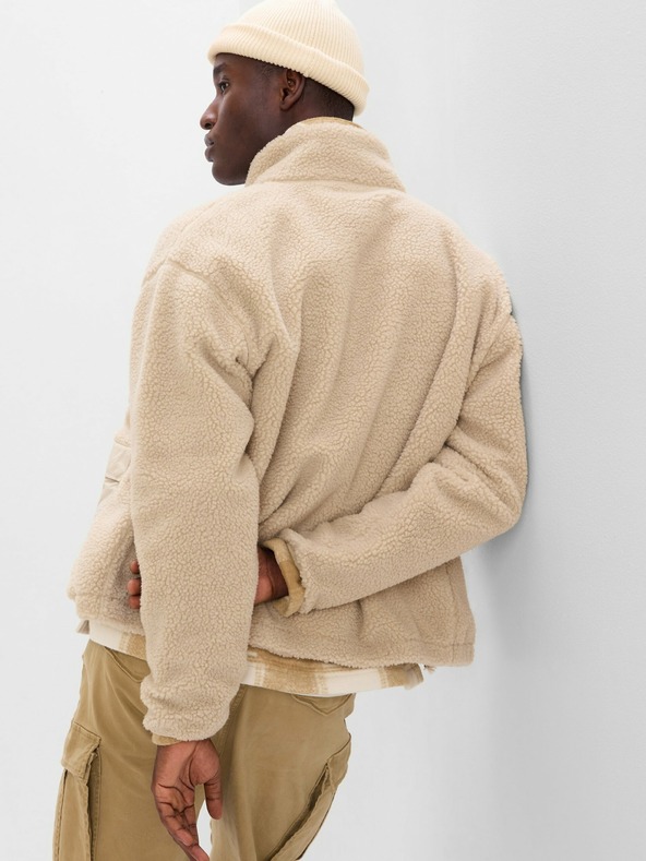 GAP Plyšová bunda na zips GAP