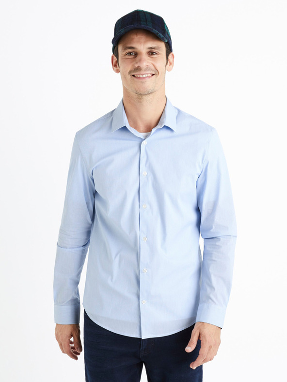 Celio Kárované tričko Slim Masantal2 Celio