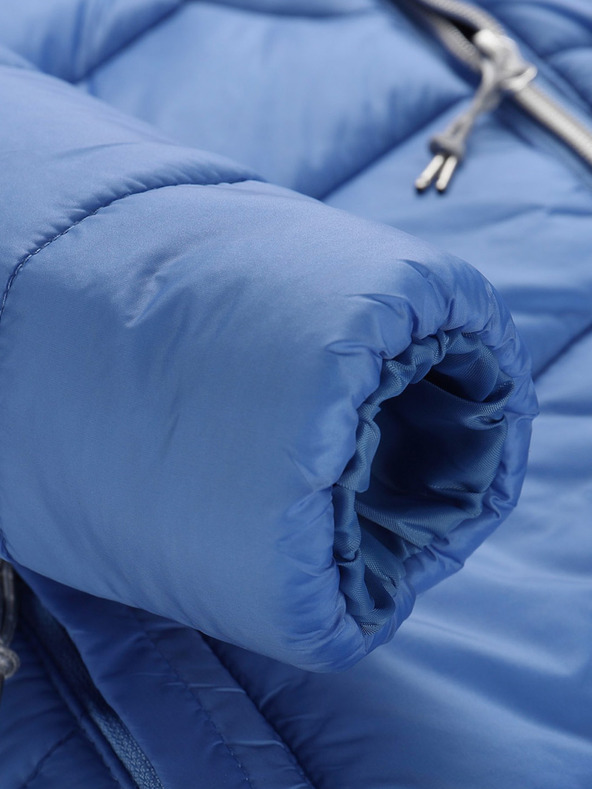 ALPINE PRO Modrý dievčenský zimný prešívaný kabát ALPINE PRO TABAELO