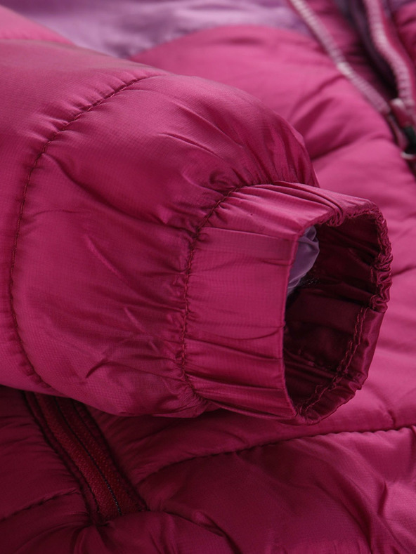 ALPINE PRO ALPINE PRO Kisho tmavoružová dievčenská hi-therm bunda