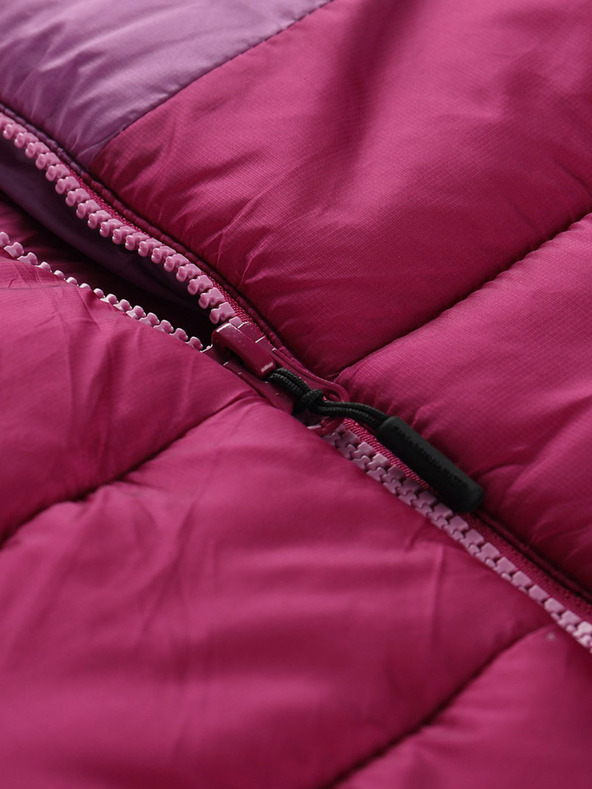 ALPINE PRO ALPINE PRO Kisho tmavoružová dievčenská hi-therm bunda