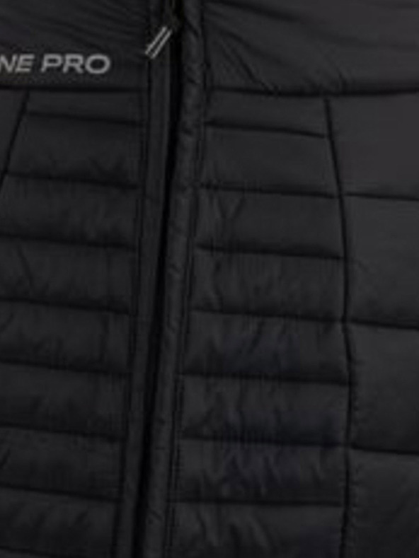 ALPINE PRO Čierna dámska prešívaná zimná sukňa ALPINE PRO OZARA