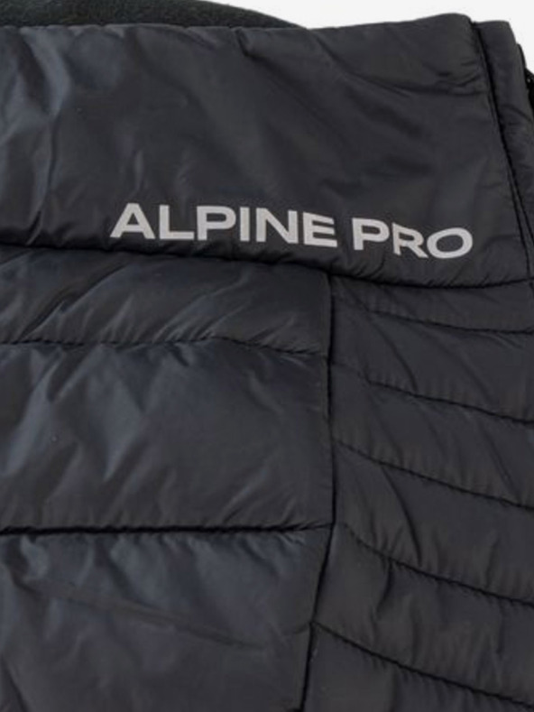 ALPINE PRO Čierna dámska prešívaná zimná sukňa ALPINE PRO OZARA