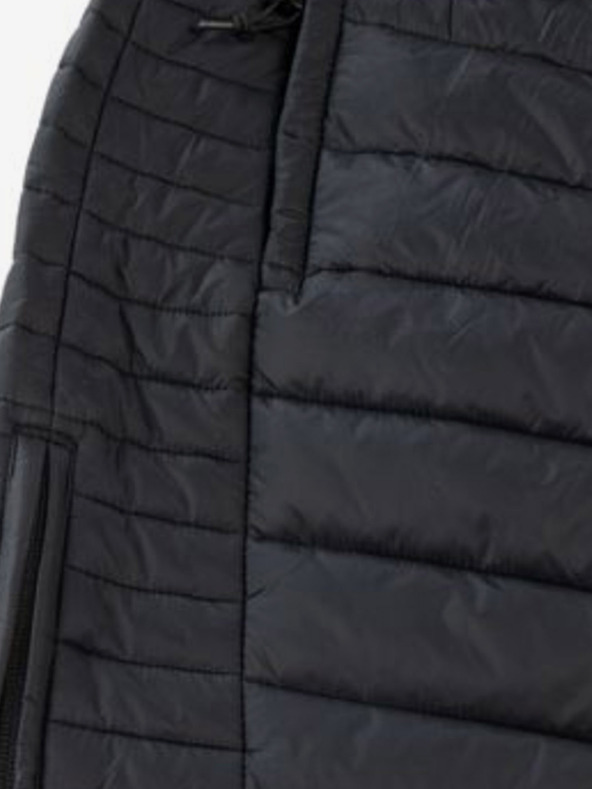 ALPINE PRO Čierna dámska prešívaná zimná sukňa ALPINE PRO OZARA