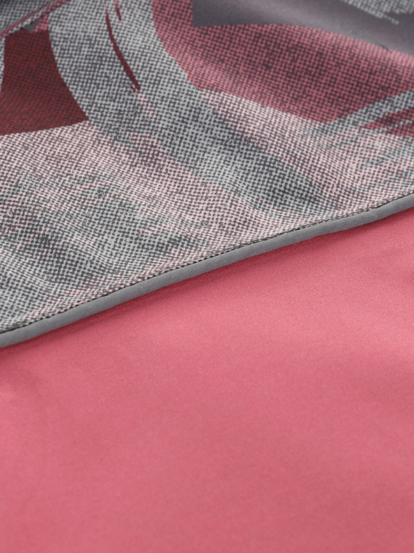 ALPINE PRO Šedo-ružová detská bunda ALPINE PRO GIBBO