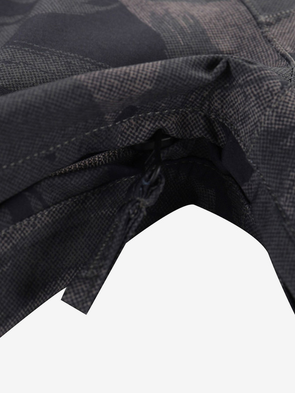 ALPINE PRO Tmavosivá pánska vzorovaná bunda ALPINE PRO GIBB