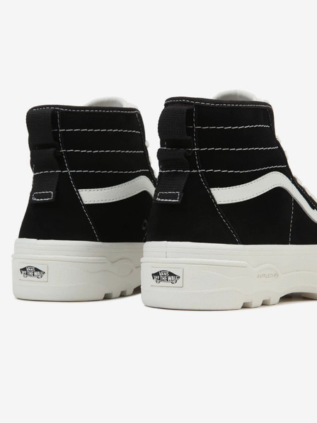 Vans Čierne dámske kožené členkové tenisky VANS UA Sentry SK8-Hi