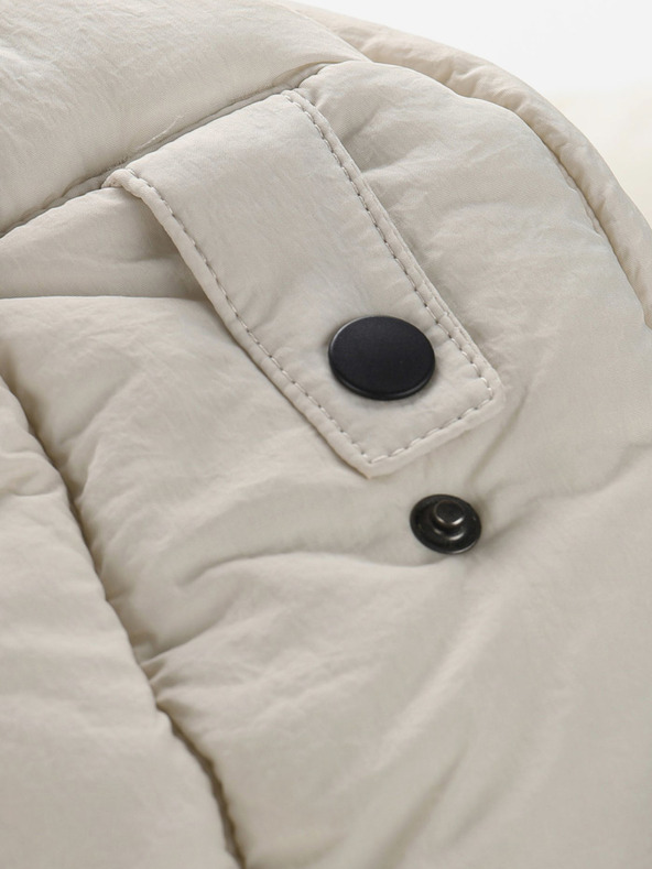 NAX Krémová pánska zimná bunda NAX MOREF