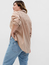 GAP Košeľa s metalickou niťou oversize GAP