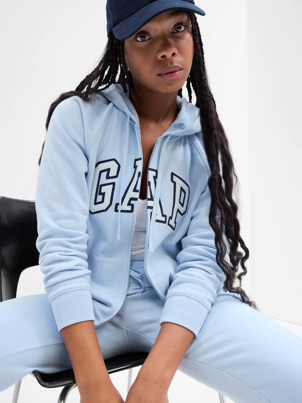 GAP Mikina s logom a fleece GAP
