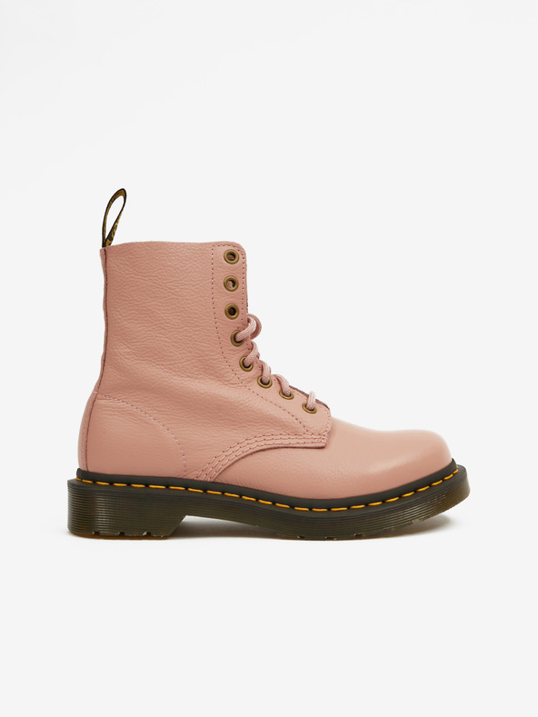 Dr. Martens Ružové dámske kožené členkové topánky Dr. Martens