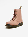 Dr. Martens Ružové dámske kožené členkové topánky Dr. Martens