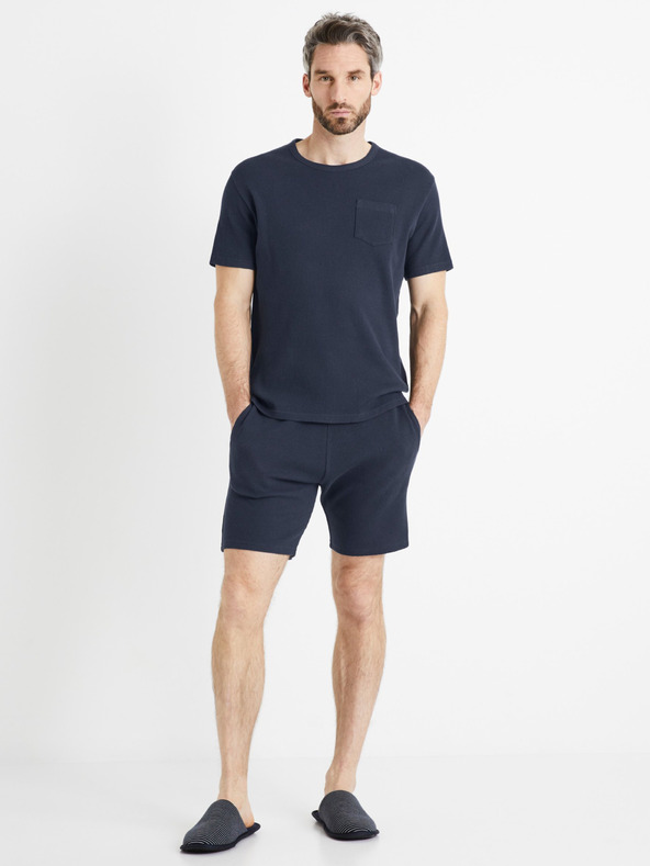 Celio Tmavomodré pánske pyžamo Celio Digaufre