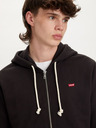 Levi's® Čierna pánska mikina Levi's® New Original Zip Up Hoodie Meteorite