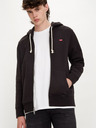 Levi's® Čierna pánska mikina Levi's® New Original Zip Up Hoodie Meteorite