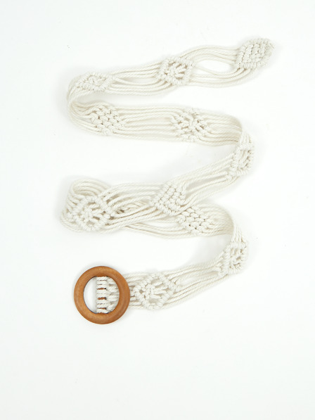 Orsay Biely dámsky opasok ORSAY