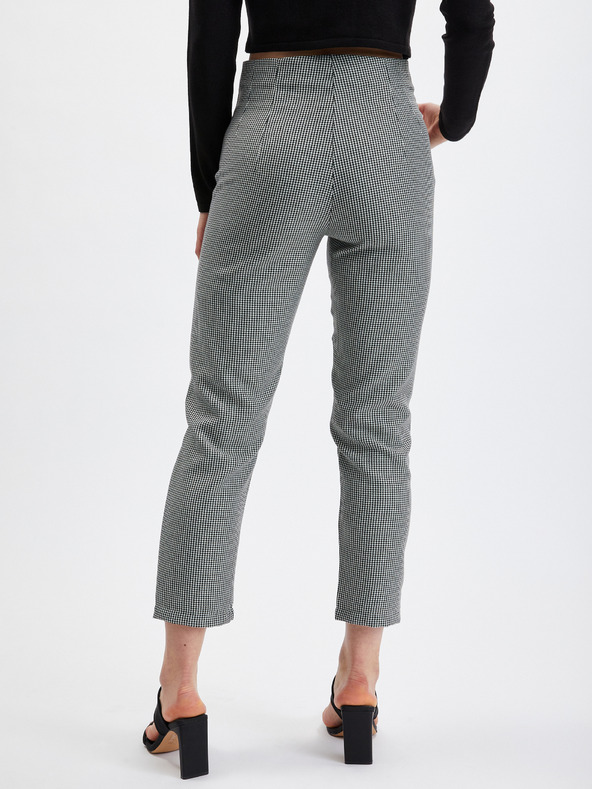 Orsay Čierne dámske vzorované nohavice ORSAY