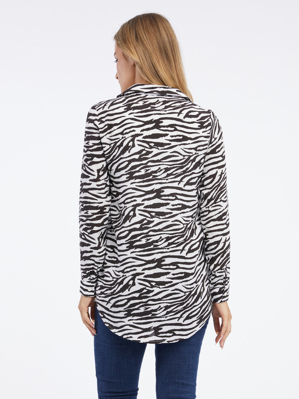 Orsay Bielo-čierna blúzka ORSAY