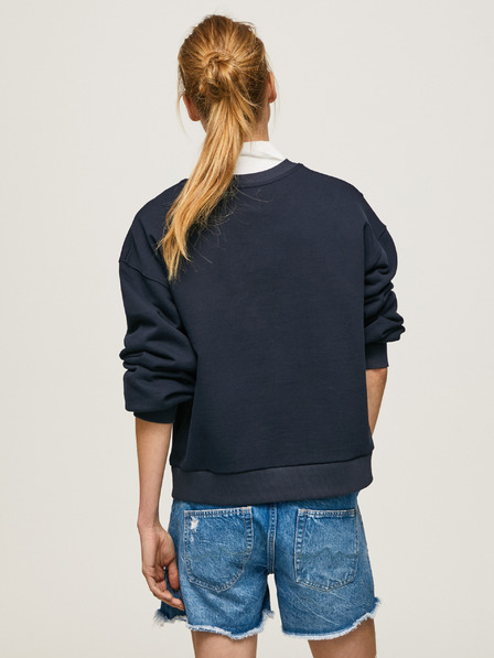 Pepe Jeans Tmavomodrá dámska mikina Pepe Jeans
